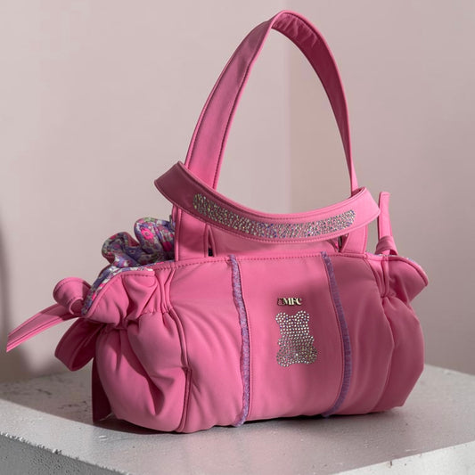 Sac de transport pour chien Stella été rose - Liberty - Édition limitée à 3 exemplaires