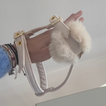 Harnais sur mesure en velours