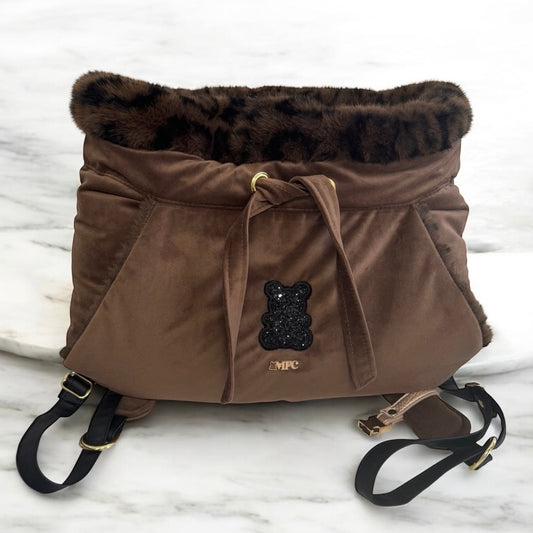 Sac ventral personnalisé beige